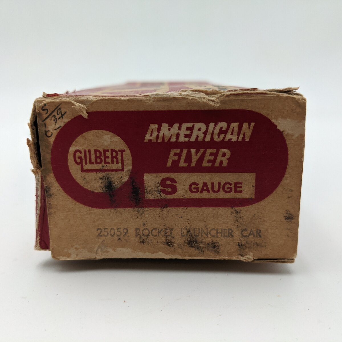 American Flyer 25059 Vintage S Gauge Rocket Launcher Car VG/Box