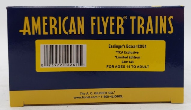 American Flyer 2401143 S Esslinger's 