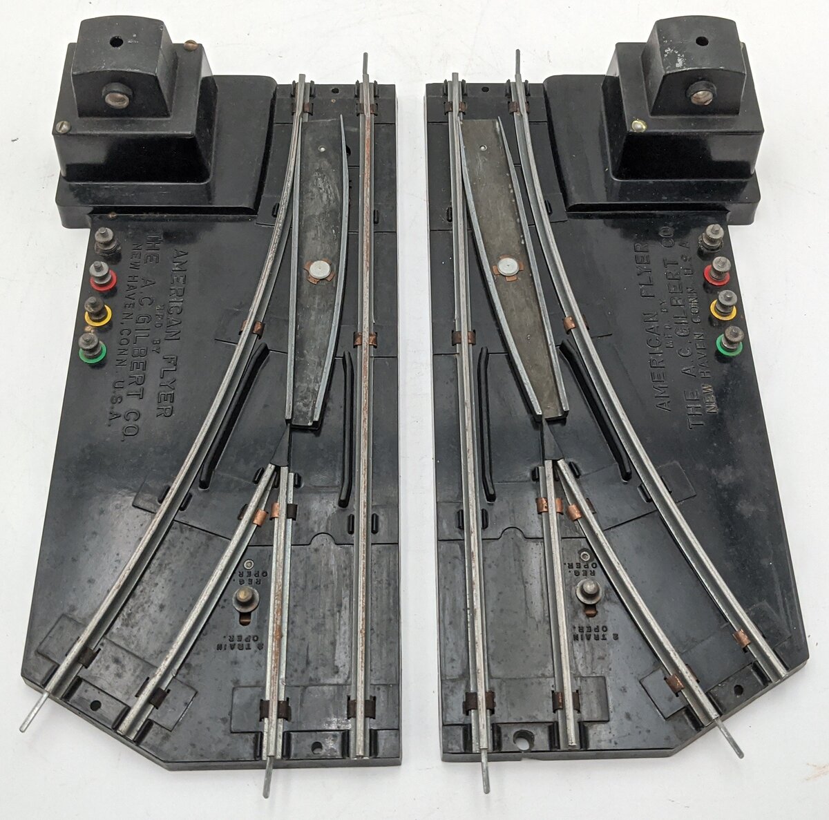 American Flyer 720A Vintage S Electric Remote Control Switches (Pair) VG/Box