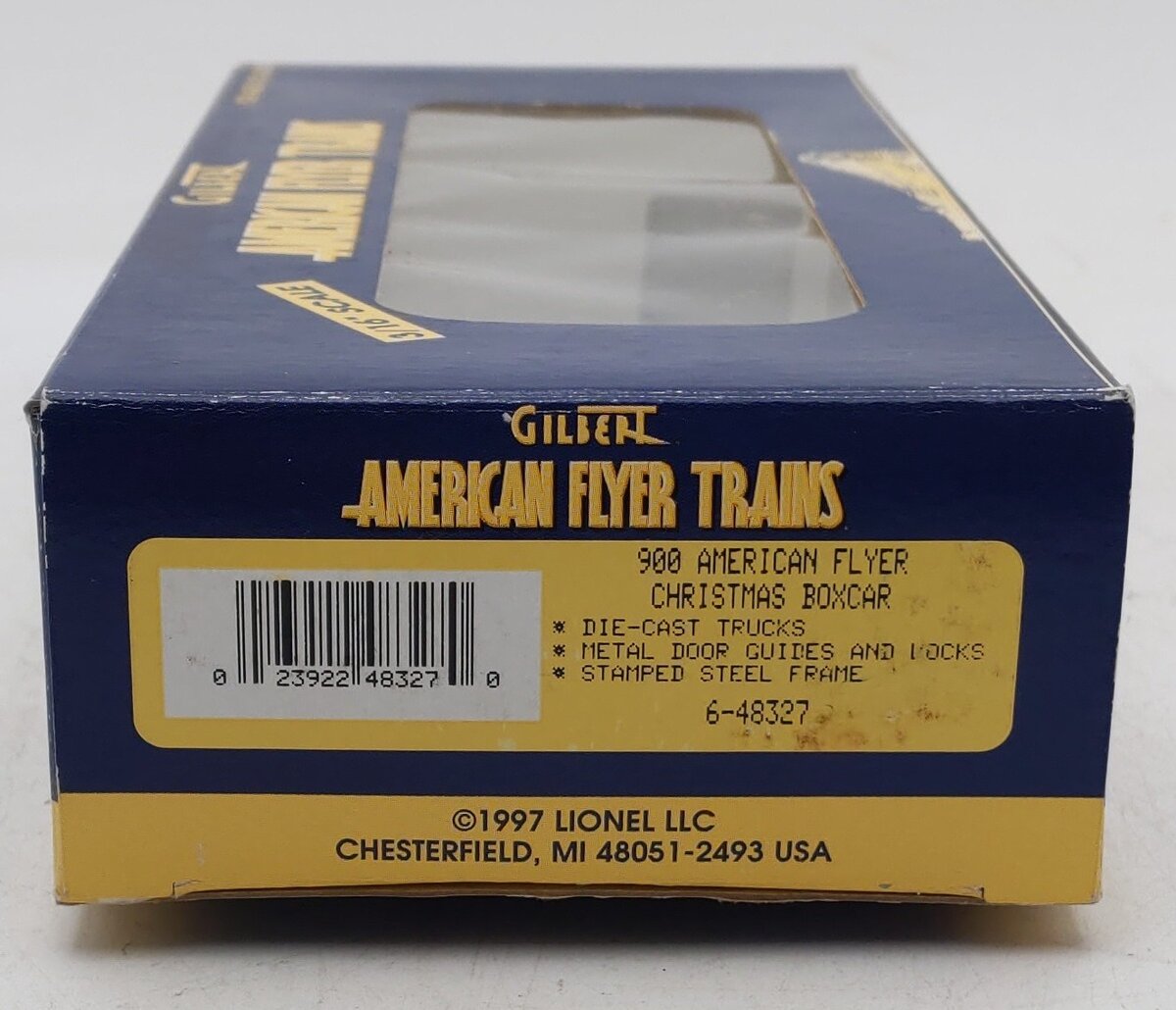 American Flyer 6-48327 S Gauge 1997 Christmas Boxcar #900 EX/Box