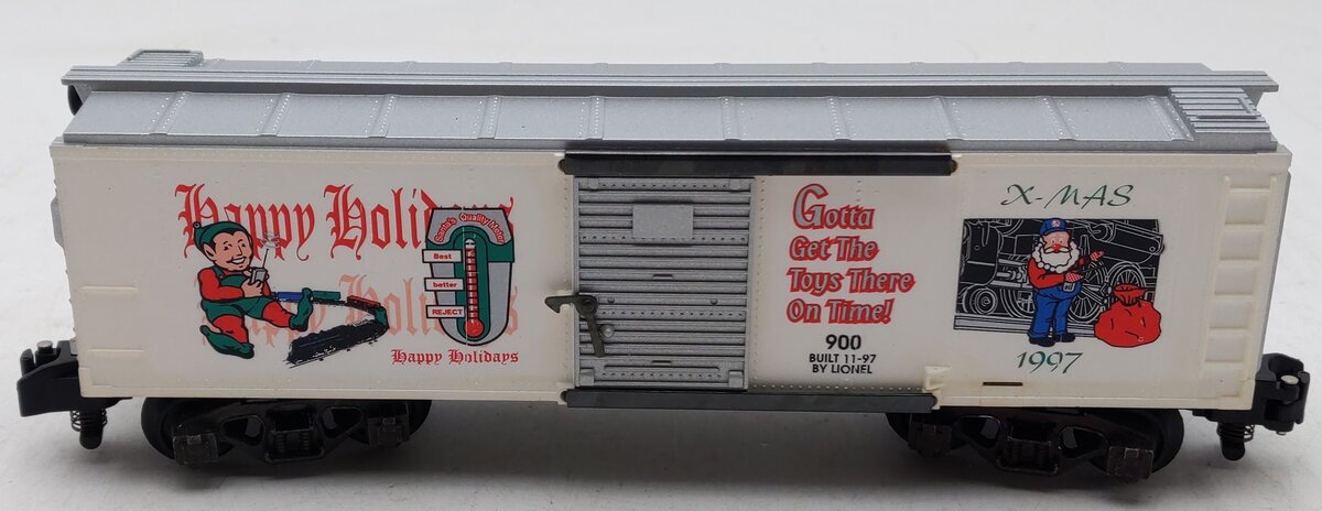 American Flyer 6-48327 S Gauge 1997 Christmas Boxcar #900 EX/Box