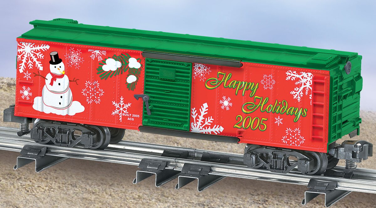 American Flyer 6-48359 S Gauge 2005 Christmas Boxcar NIB