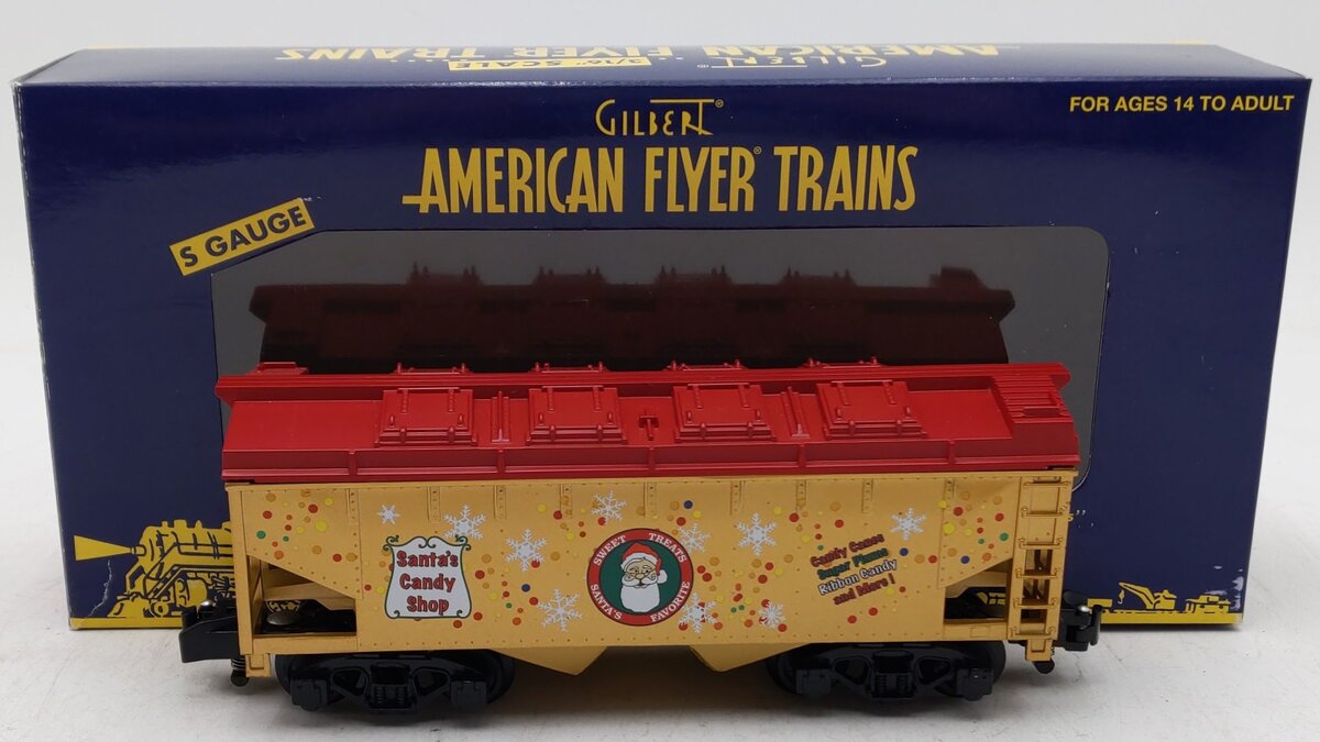 American Flyer 6-48632 S Santa's Candy Shop Christmas Sprinkles 2-Bay Hopper NIB
