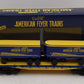 American Flyer 6-48565 S Scale Commemorative Flatcar w/Piggyback Trailers VG/Box
