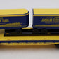 American Flyer 6-48565 S Scale Commemorative Flatcar w/Piggyback Trailers VG/Box