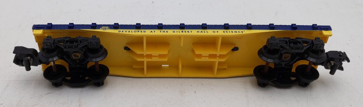 American Flyer 6-48565 S Scale Commemorative Flatcar w/Piggyback Trailers VG/Box