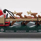 American Flyer 6-48571 S Scale Christmas Flatcar w/Santa’s Sleigh & Reindeer LN/Box