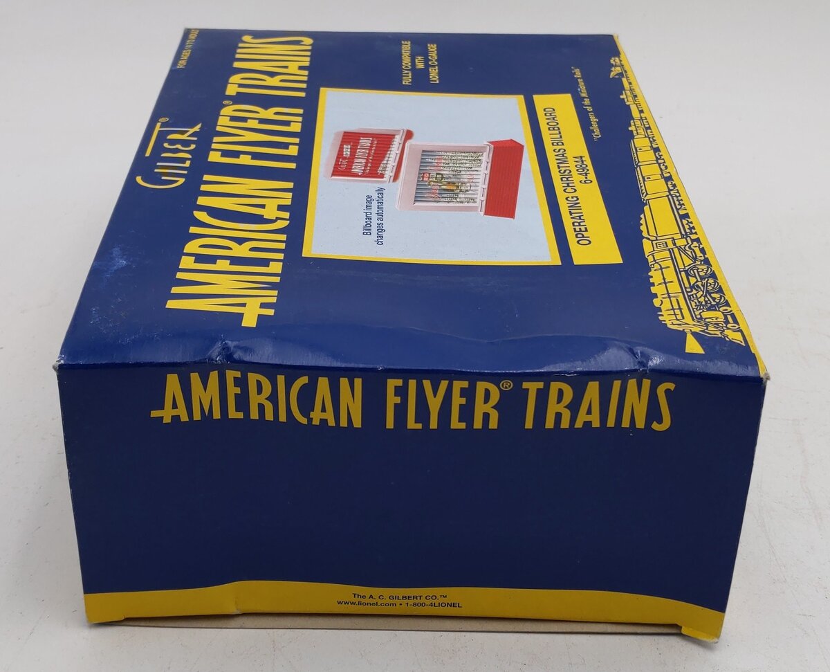 American Flyer 6-49844 S Scale Christmas Animated Billboard LN/Box