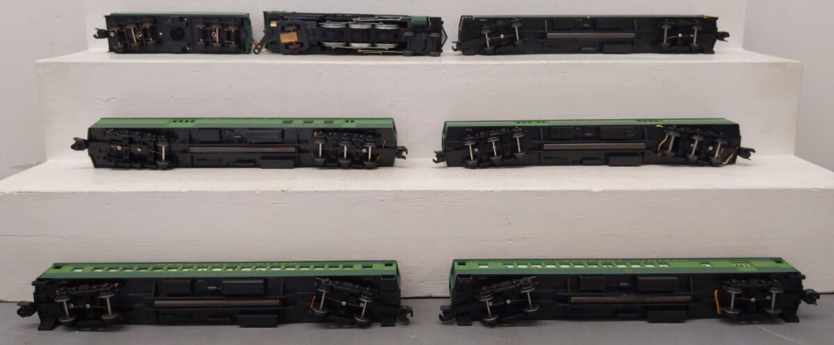 American Models 288 S Gauge Southern Steam Set w/Chug, Smoke, Whistle & Bell EX/Box
