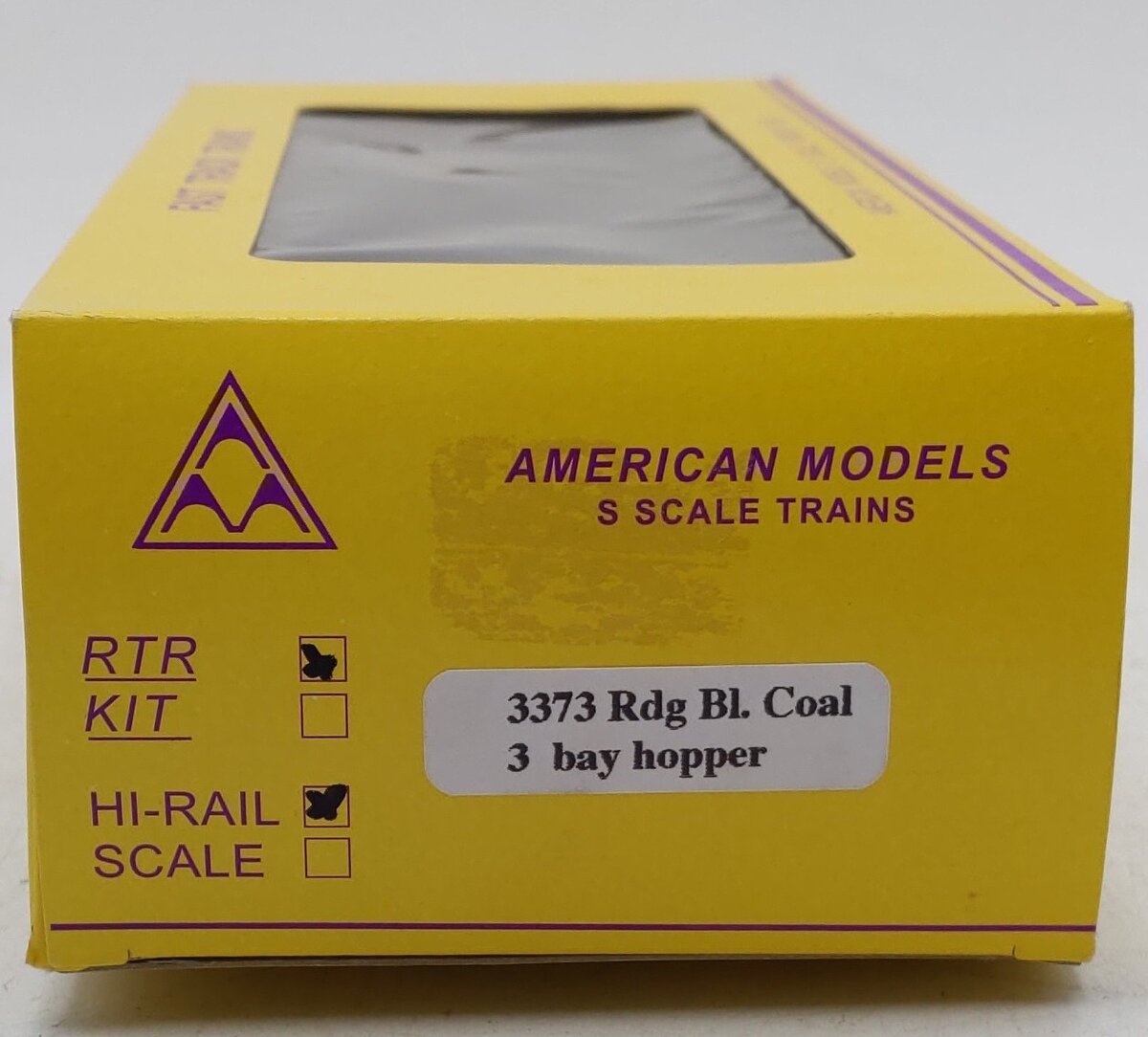 American Models 3373 S Reading Blue Coal 3 Bay Hopper #40333 LN/Box