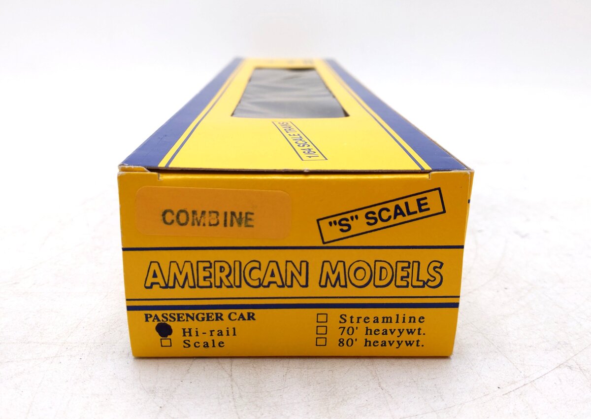 American Models S Scale NYC Hi-Rail Combine Passenger Car LN/Box