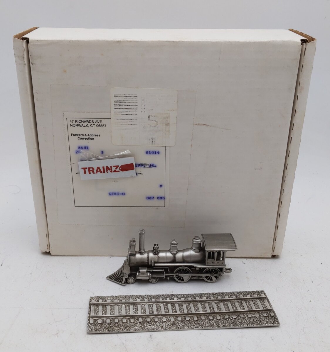 Danbury Mint Union Pacific Steam Locomotive Replica #119 LN/Box