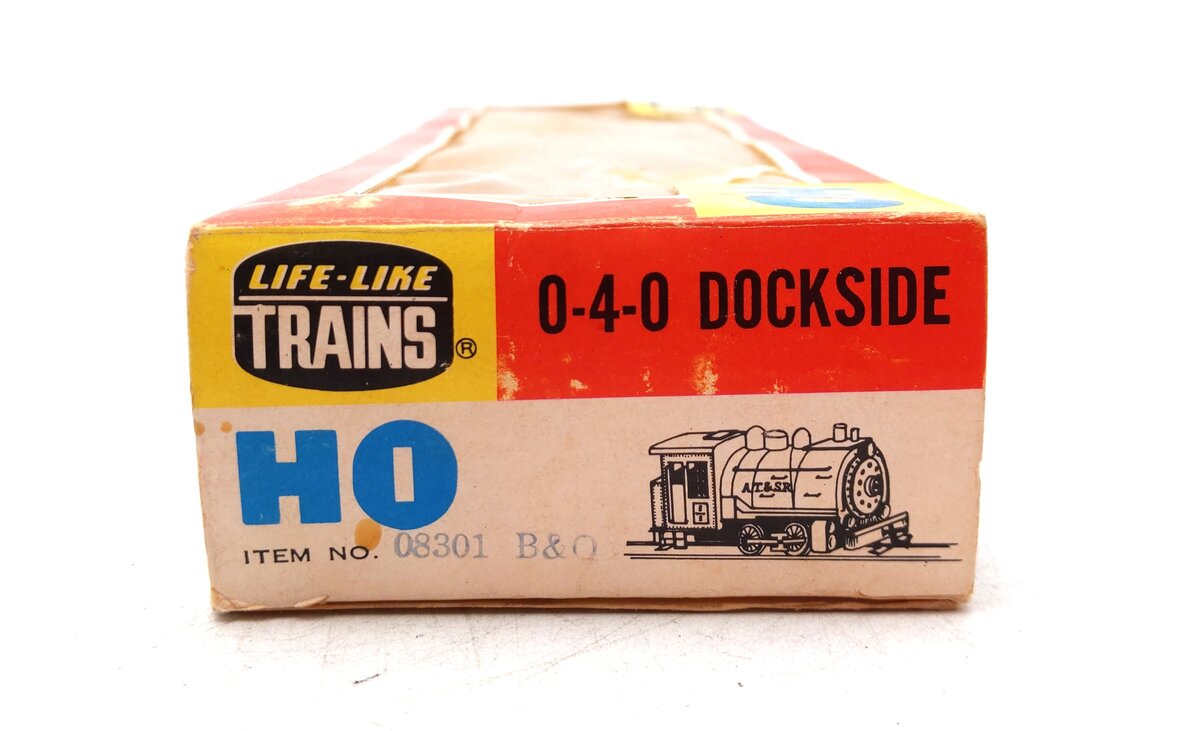 Life Like 08301 HO Scale Baltimore & Ohio #98 0-4-0 Docside Steam Locomotive LN/Box