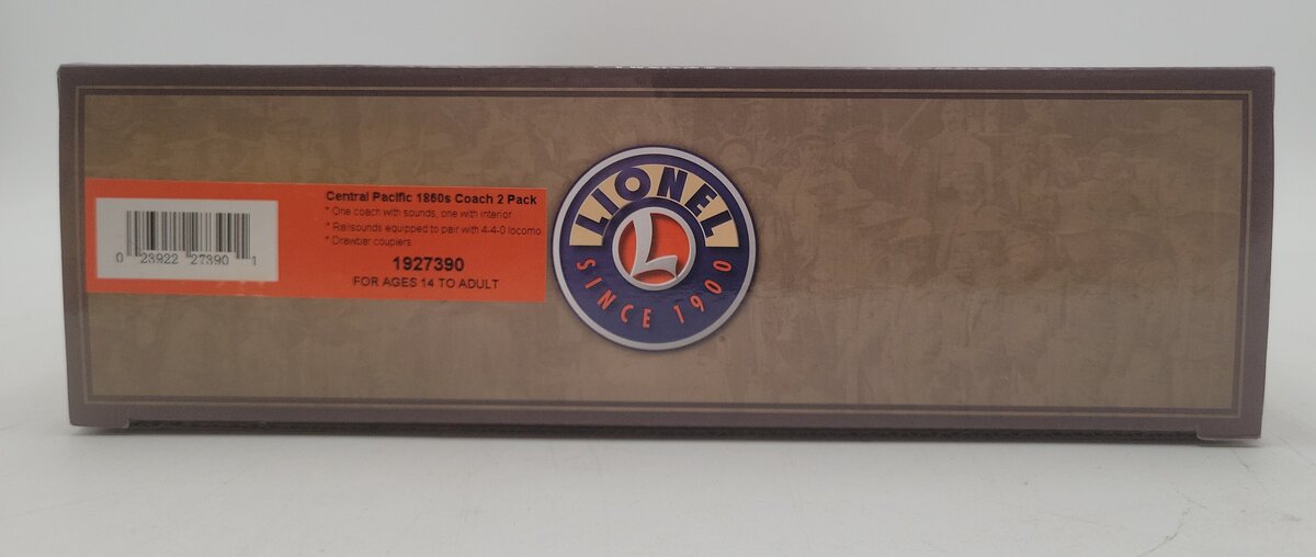 Lionel 1927390 O Canadian Pacific 1860's 2-Coach Set EX/Box