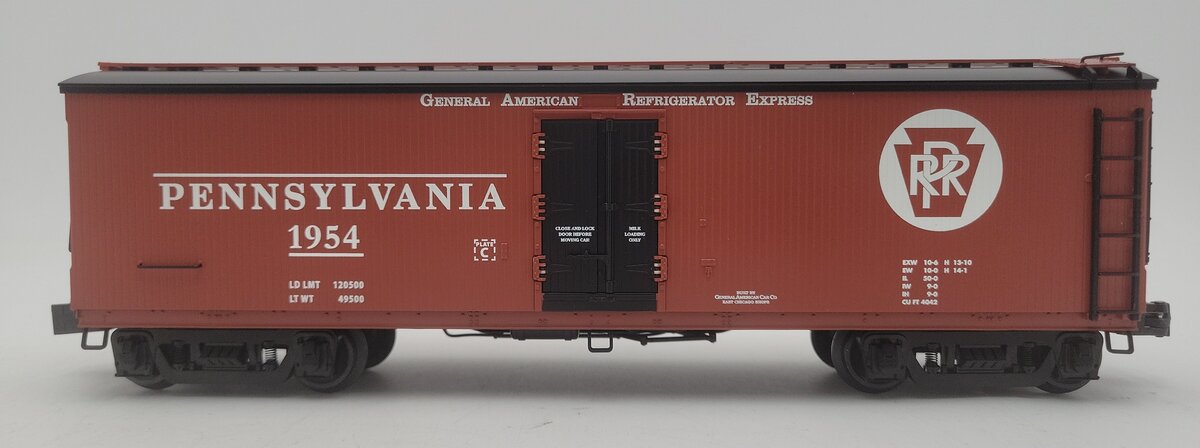 Lionel O Gauge 2001380 METCA Pennsylvania Railroad Milk Reefer Boxcar #1954 LN/Box
