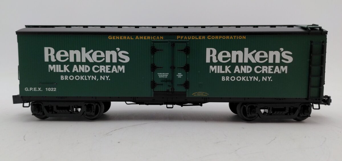 Lionel 2101430 O Gauge Renkens Milk Car #1022 LN/Box
