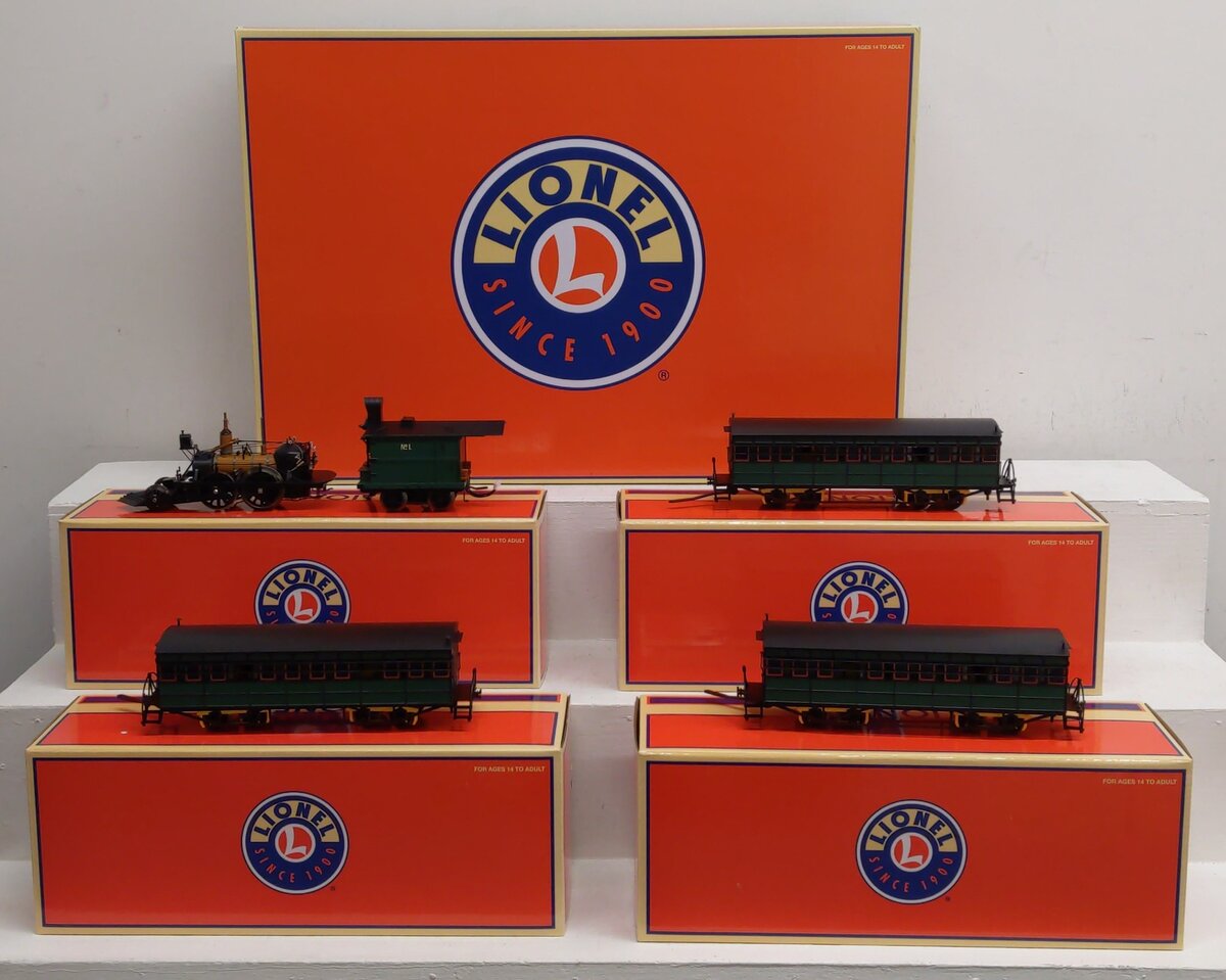Lionel 2122050 O Scale Camden & Amboy John Bull Steam Passenger Set LN/Box