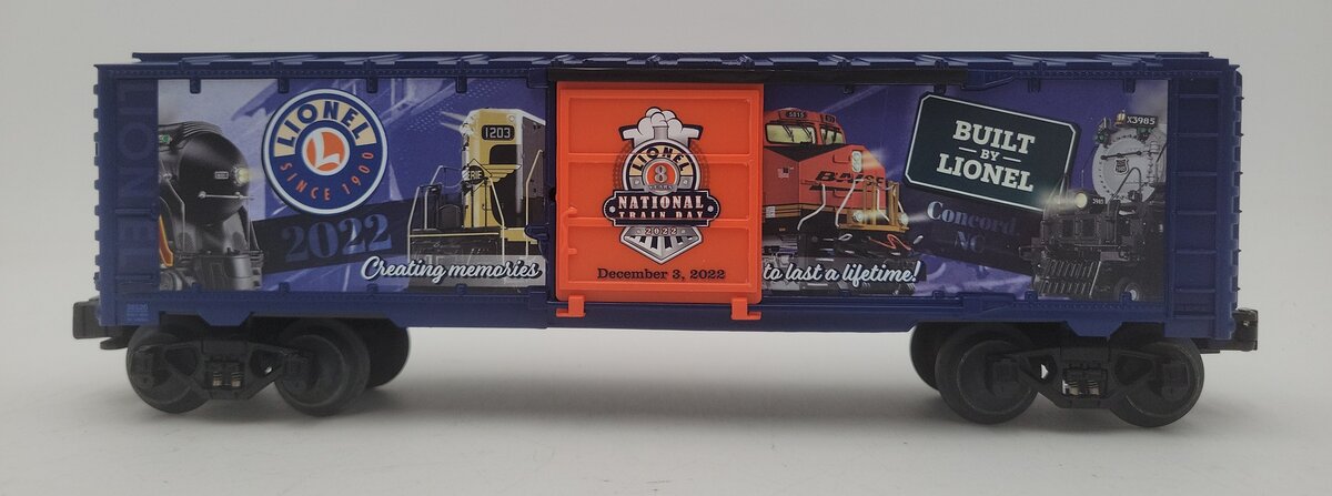 Lionel 2228520 O 2022 National Lionel Train Day 3-Rail Boxcar LN/Box
