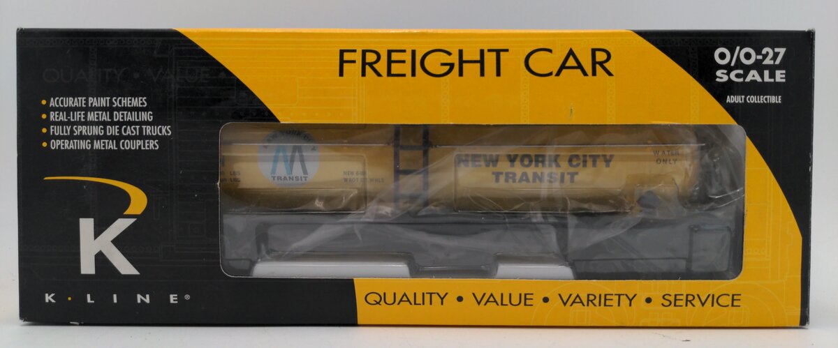 K-Line K635-8015 New York City Transit Double Dome Tank Car #22731 LN/Box