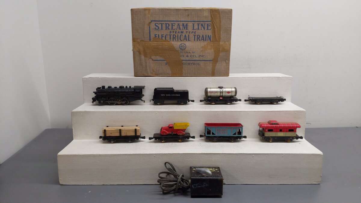 Marx 4222 Vintage O Steam Locomotive Set/Box
