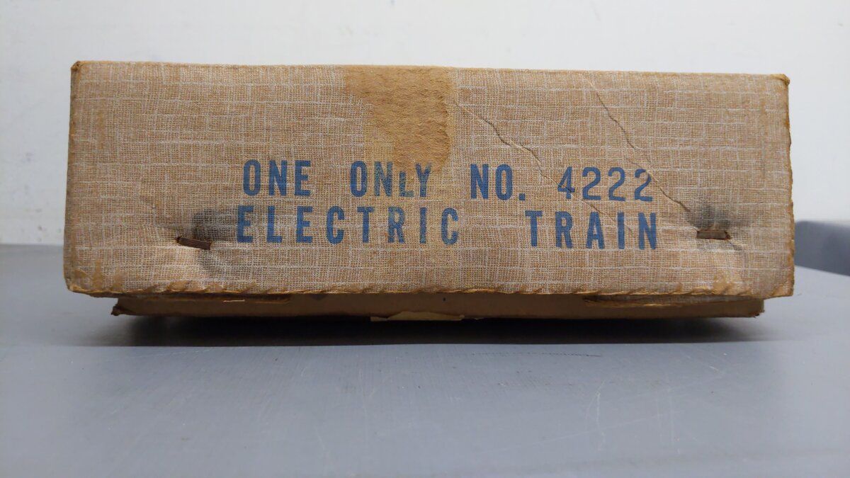 Marx 4222 Vintage O Steam Locomotive Set/Box
