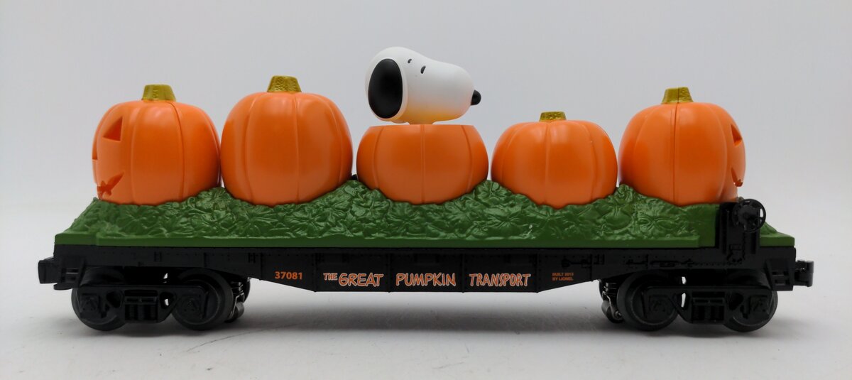 Lionel 6-37081 O PEANUTS Pumpkin Jack-O-Lantern Car LN/Box