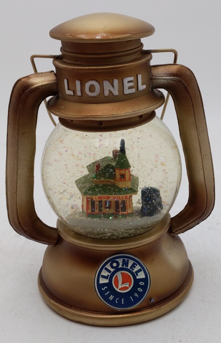 Lionel 9-33025 Lionel Lantern Snow Globe Gold EX/Box