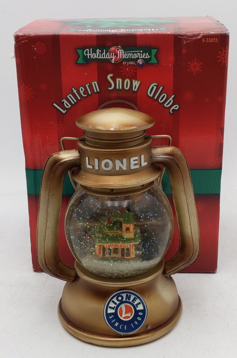 Lionel 9-33025 Lionel Lantern Snow Globe Gold EX/Box