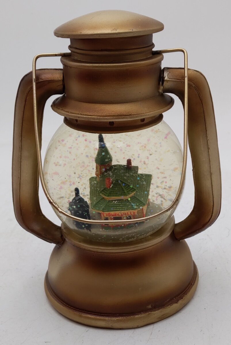 Lionel 9-33025 Lionel Lantern Snow Globe Gold EX/Box