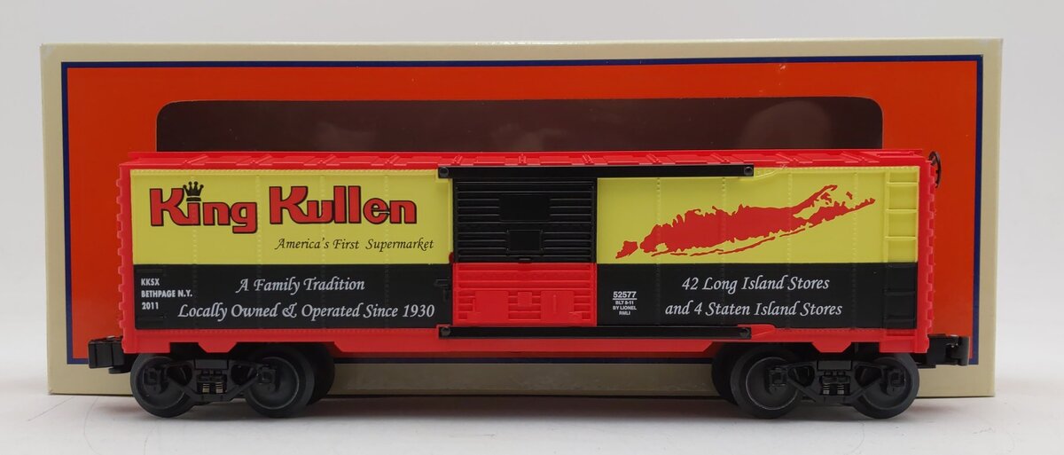 Lionel 6-52577 O Gauge Railroad Museum of Long Island King Kullen Boxcar LN/Box
