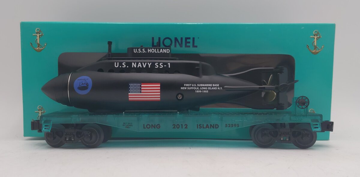 Lionel 6-52595 O Long Island USS Holland Submarine Flatcar #52595 MT/Box