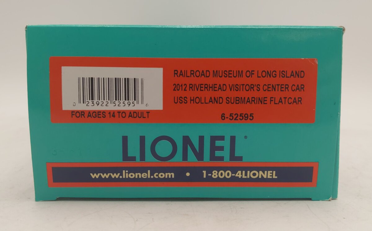 Lionel 6-52595 O Long Island USS Holland Submarine Flatcar #52595 MT/Box