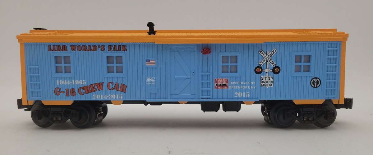 Lionel 6-58227 O Gauge RMLI G-16 Crew Car #2015 LN/Box