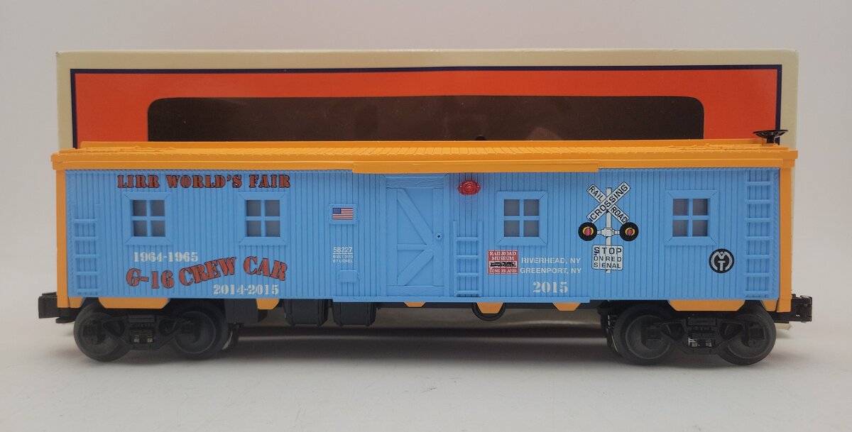 Lionel 6-58227 O Gauge RMLI G-16 Crew Car #2015 LN/Box