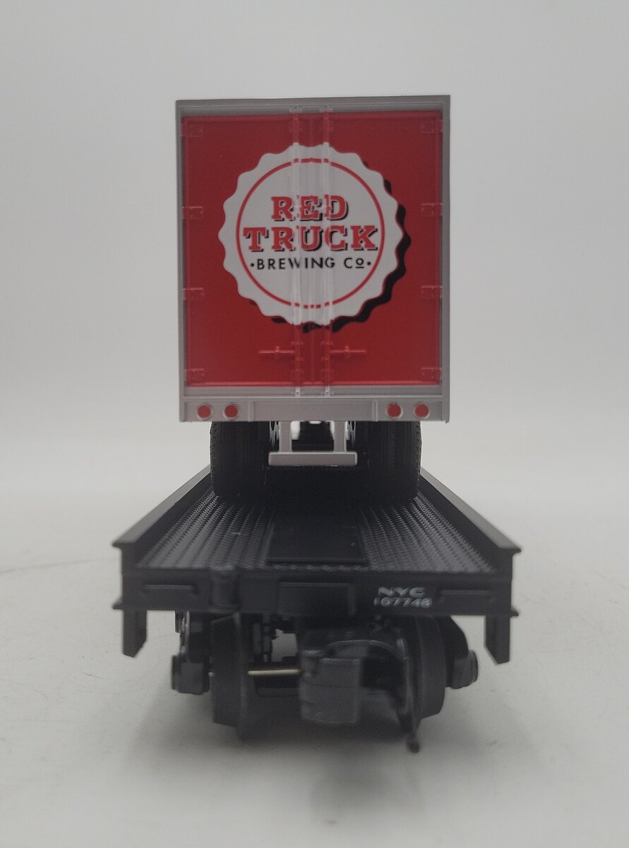 MTH 20-95477 New York Central Flatcar w/ 40' Trailer #107748 LN/Box