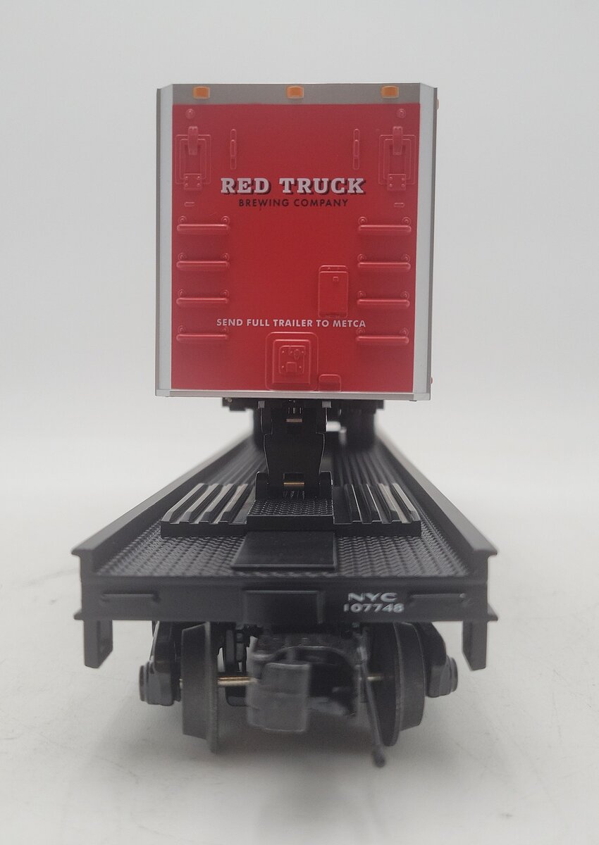 MTH 20-95477 New York Central Flatcar w/ 40' Trailer #107748 LN/Box