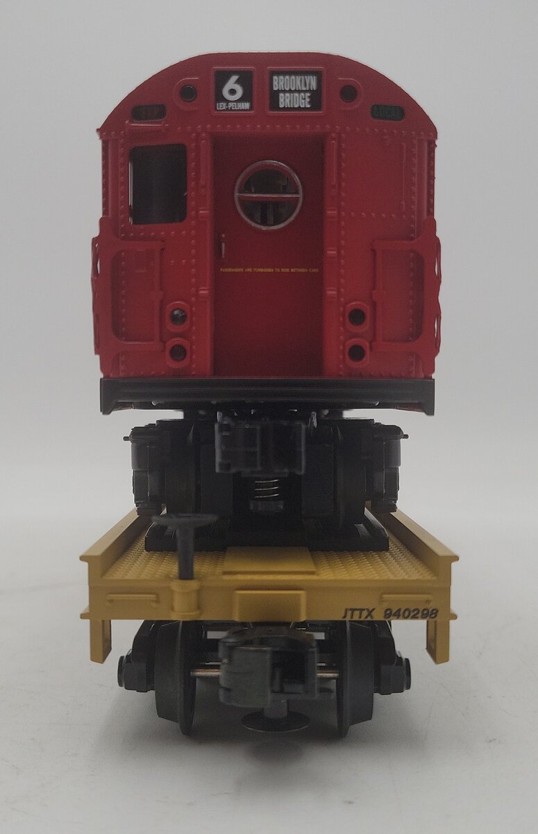 MTH 20-98364 O MTA Flatcar w/ Red R-17 Subway Car #940298 LN/Box