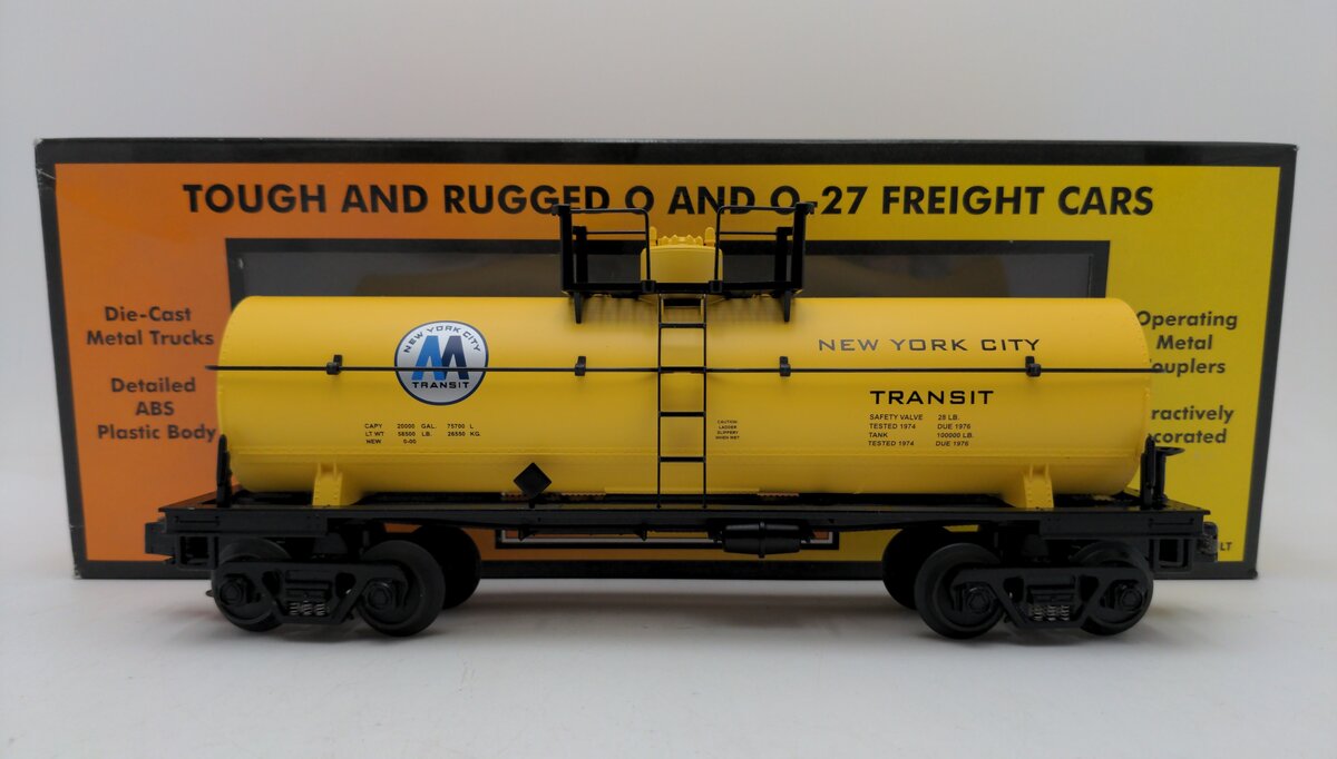 MTH 30-2273B Metropolitan Transportation Authority Tank Car EX/Box