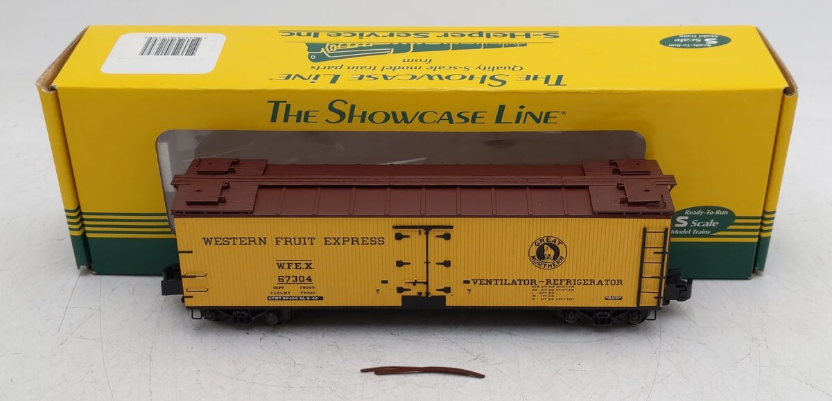 S-Helper Service 01279 S Scale WFE Reefer Car #67304 (Hi-Rail) EX/Box