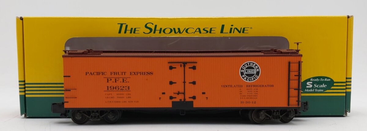 S-Helper 00566 S Gauge Pacific Fruit Express Reefer Car #19623 EX/Box