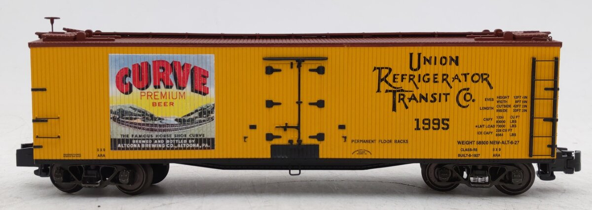 S-Helper 01516 S Gauge Reefer Curve Beer Refrigerator Boxcar [Hi-Rail] #1995 LN/Box