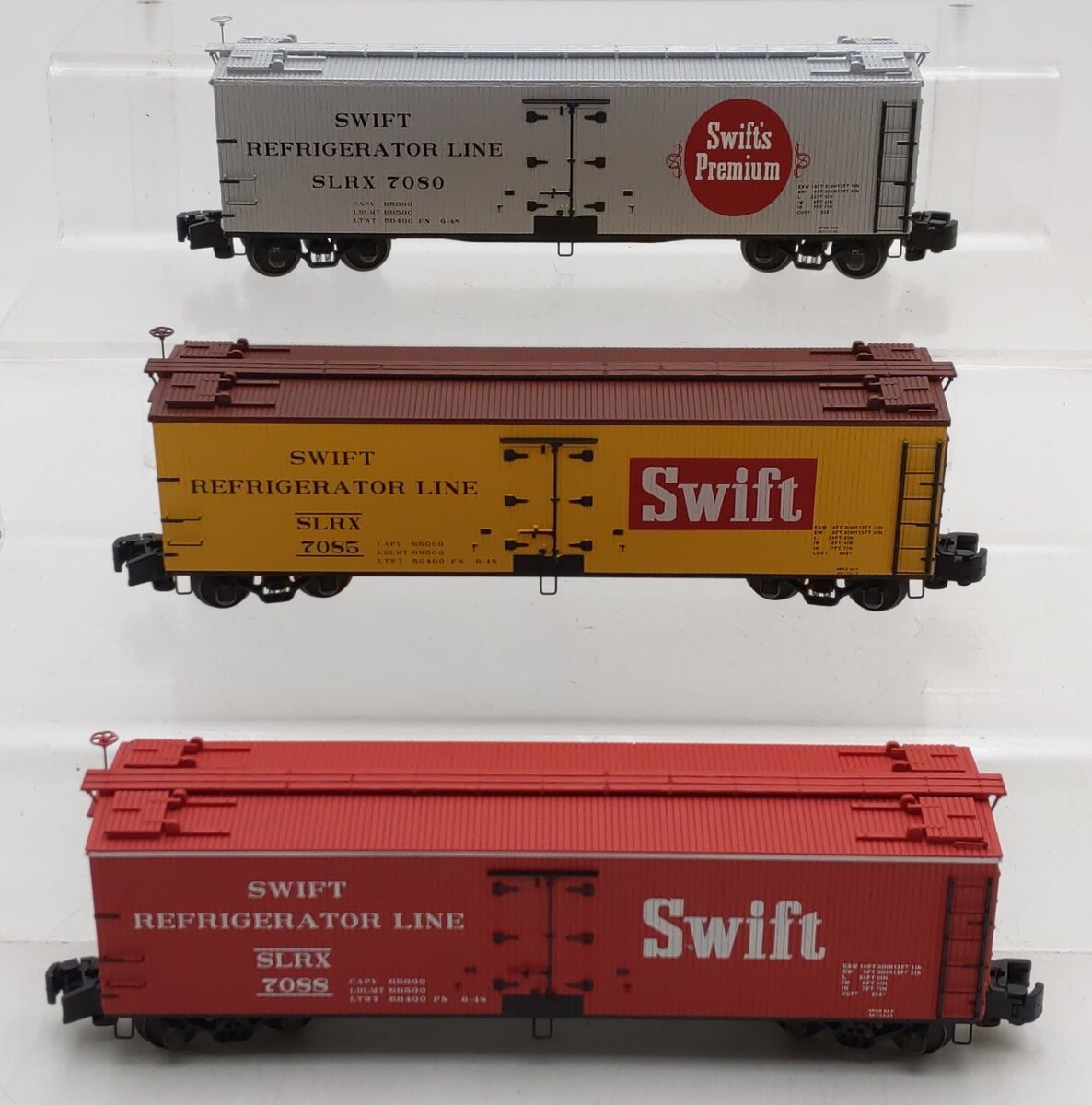 S-Helper Service 00804 S SRLX Swift #7080 #7088 #7085 Reefer Cars (Set of 3) EX/Box