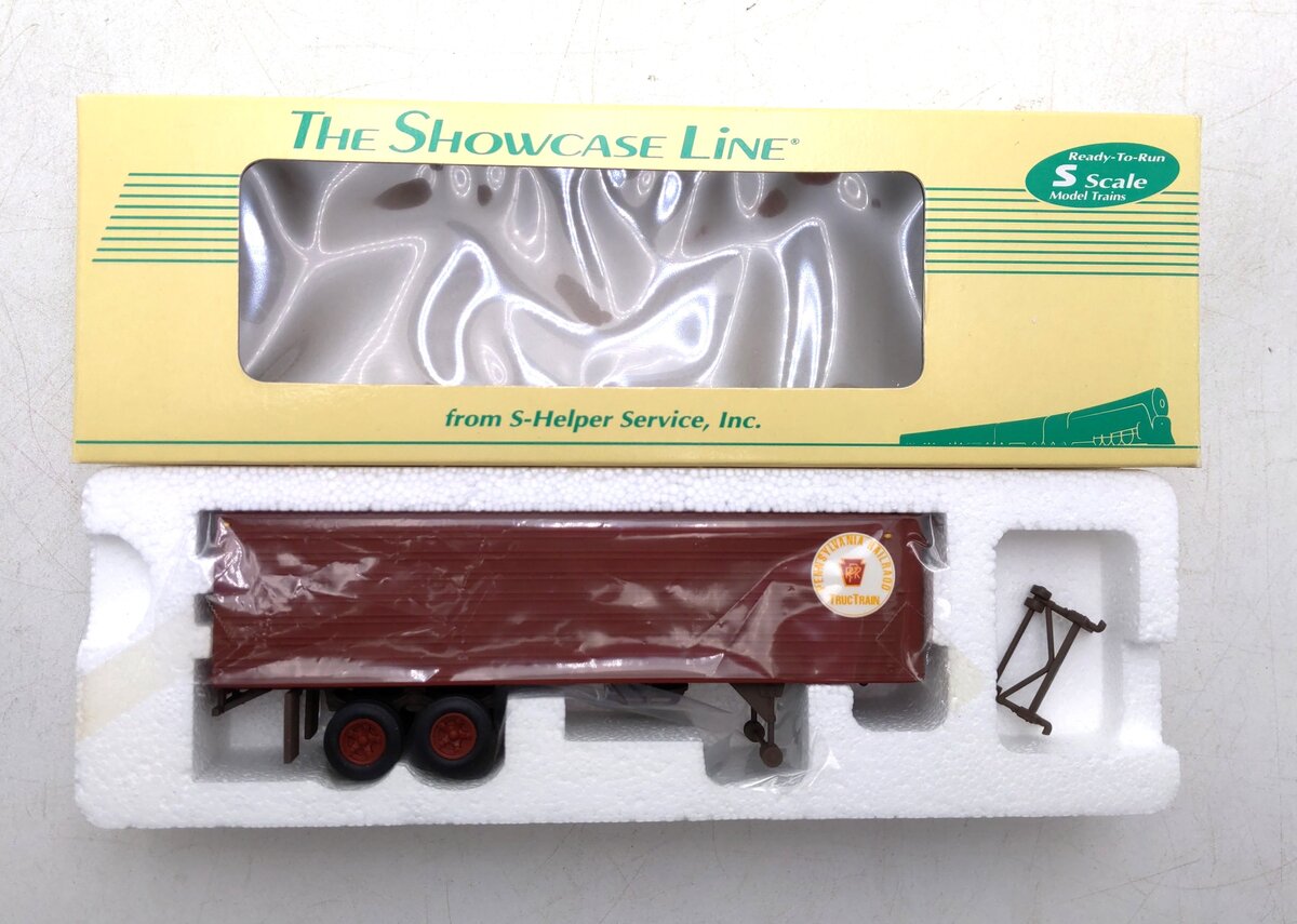 S-Helper 00200 S Scale Pennsylvania 35' Horizontal Corr.Trailer NIB