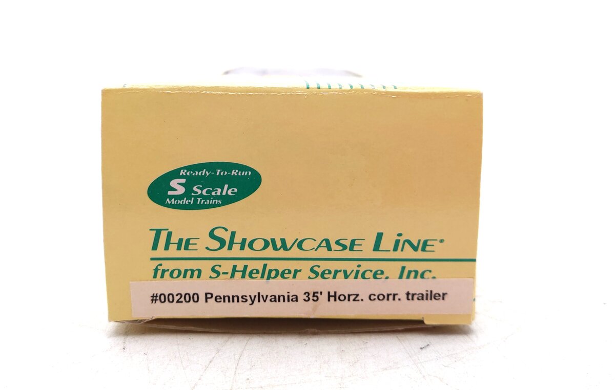 S-Helper 00200 S Scale Pennsylvania 35' Horizontal Corr.Trailer NIB