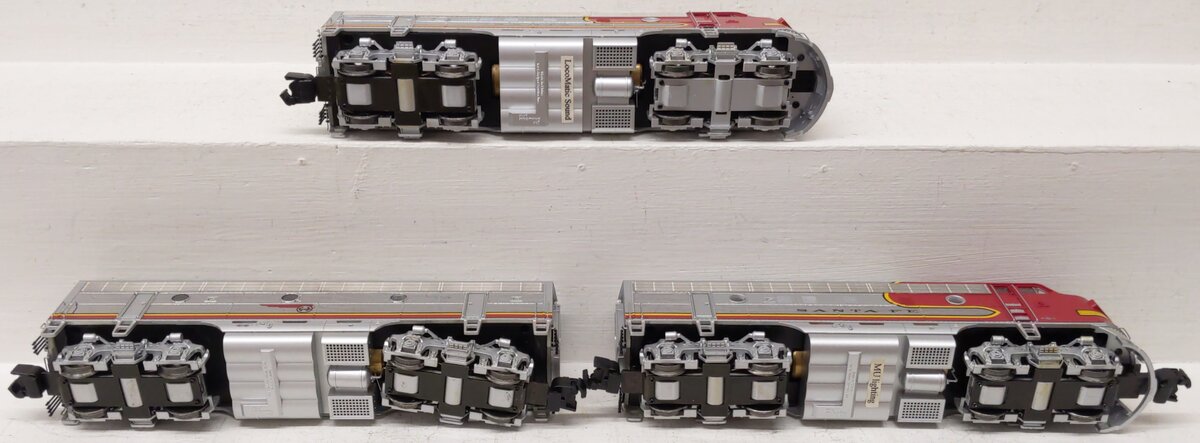 S-Helper 00900 S Gauge ATSF F7ABA AC/DC Diesel Locomotive Set #37/37C EX/Box