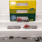 S-Helper 00900 S Gauge ATSF F7ABA AC/DC Diesel Locomotive Set #37/37C EX/Box