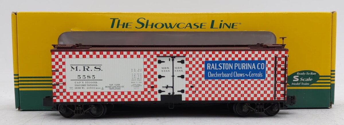 S-Helper 00572 S Gauge M.R.S Purina Reefer Car #5585 EX/Box