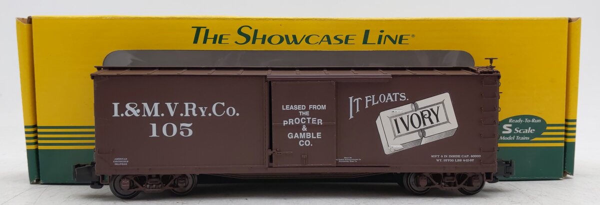 S-Helper Service 01570 Ivory & Mahoning Valley Railway Box Car #105 LN/Box