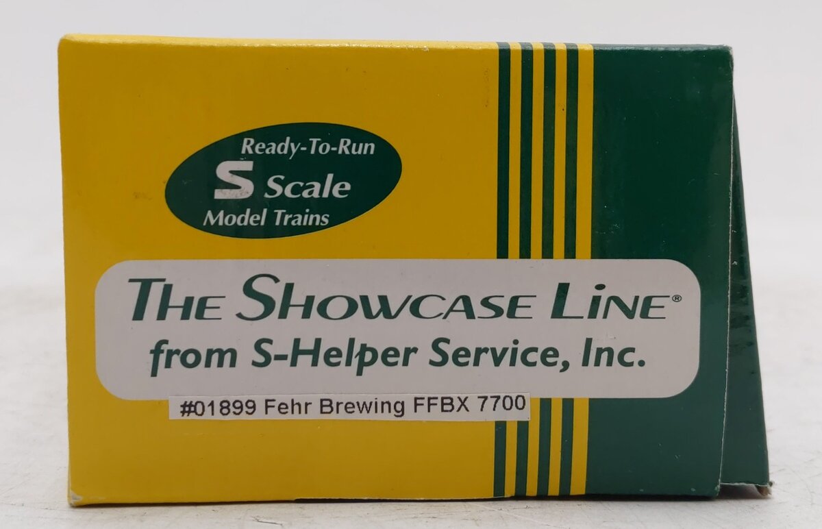 S-Helper 01899 S Gauge Fehr Brewing FFBX Ventilator-Refrigerator Car #7700 LN/Box