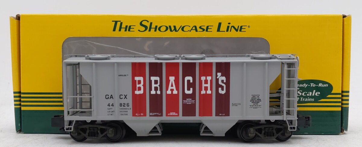 S-Helper 00970 S Scale GACX Brach's 2-Bay Hopper #44826 LN/Box
